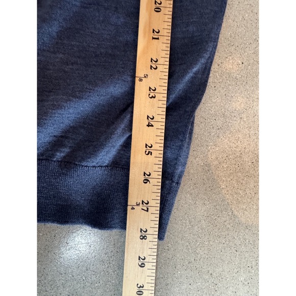 Jared Lang Men's Merino Wool Blend Pullover Hoodie Sweater Sz XL Navy Blue NWOT! - Picture 6 of 6